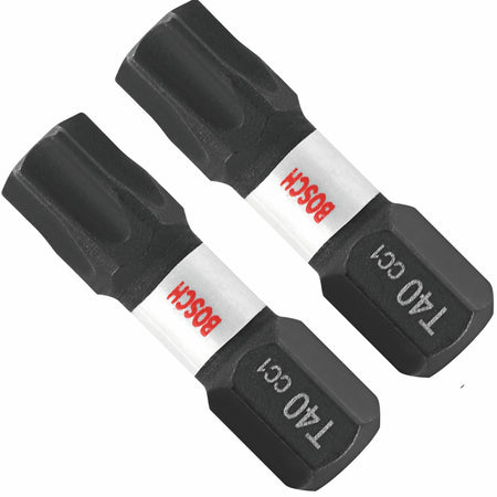 Bosch ITDT40102 2 pc. Driven 1 In. Impact Torx® #40 Insert Bits