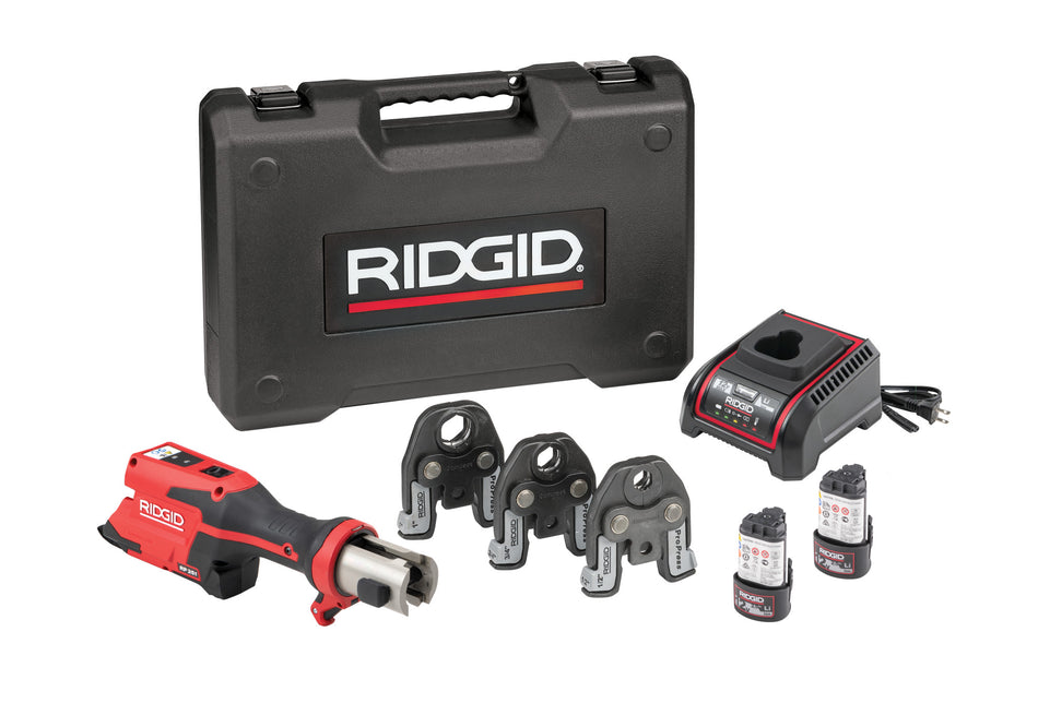 RIDGID 78158 RP 251 Press Tool Battery Kit with ProPress Jaws (1/2"-1")
