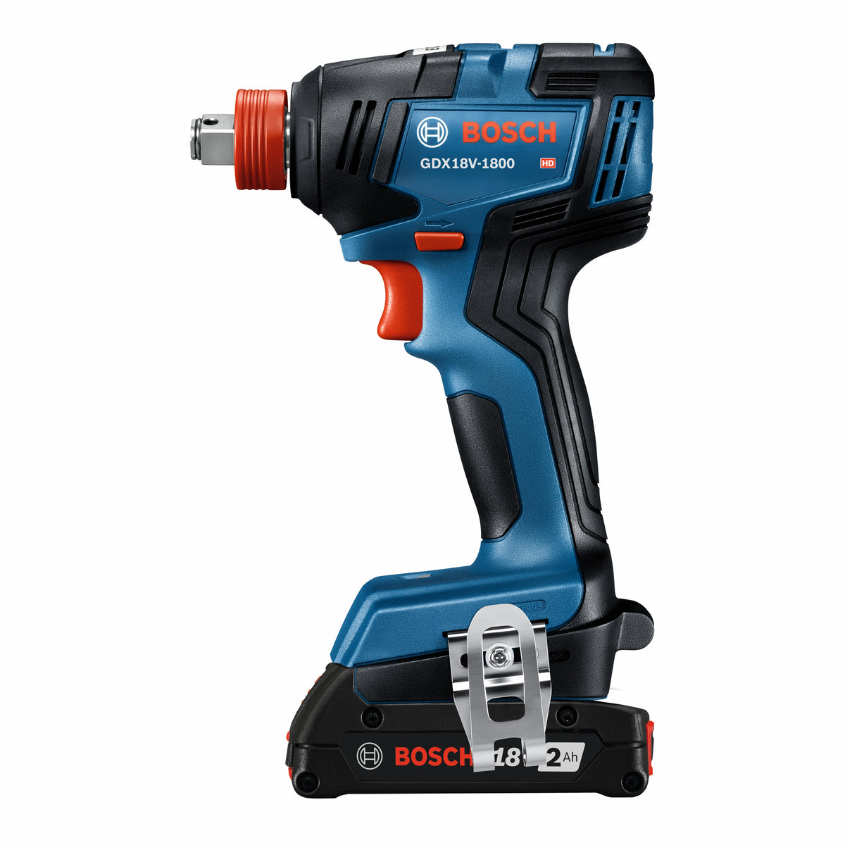 Bosch GXL18V-240B22 18V 2-Tool Combo Kit with 1/2 In. Hammer Drill/Driver, Two-In-One 1/4 In. and 1/2 In. Bit/Socket Imp