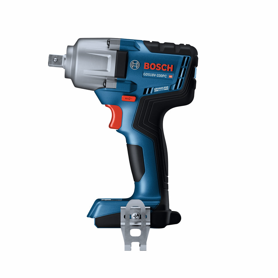 Bosch GDS18V-330PCN 18V Brushless 1/2 In. Mid-Torque Impact Wrench with Pin Detent (Bare Tool)