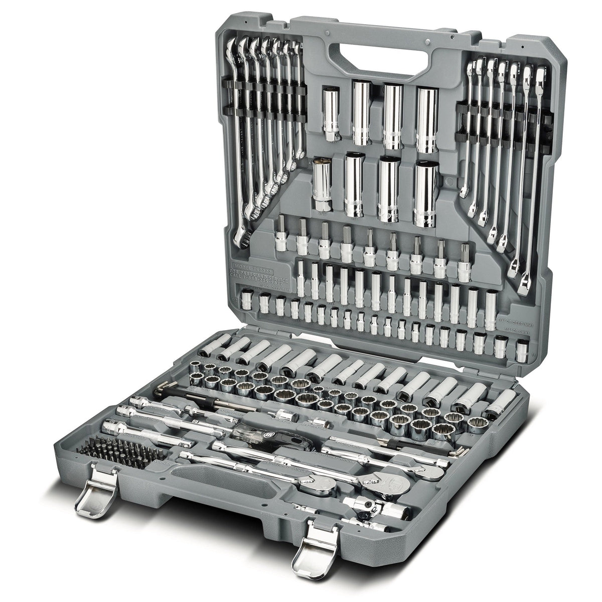 Ingersoll Rand 205 Piece SAE/Metric Master Mechanics Tool Set – 752022