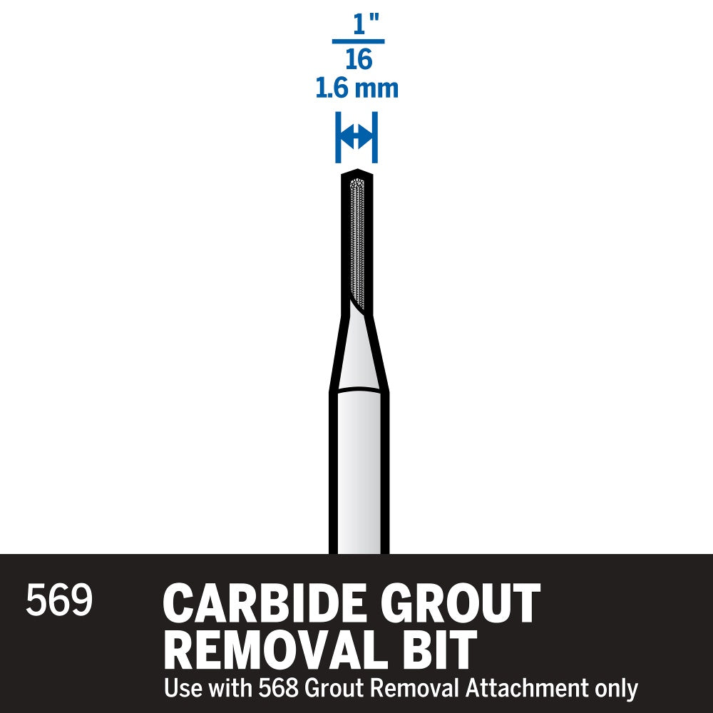 Dremel 568-01 Grout Removal Attachment