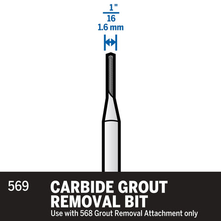 Dremel 568-01 Grout Removal Attachment