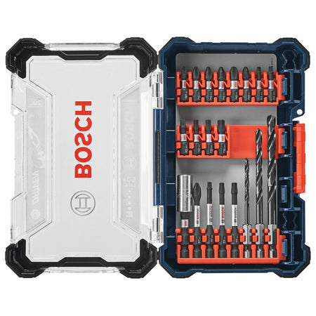 Bosch DDMSD20 20 pc. Driven Impact Screwdriving and Drilling Custom Case Set