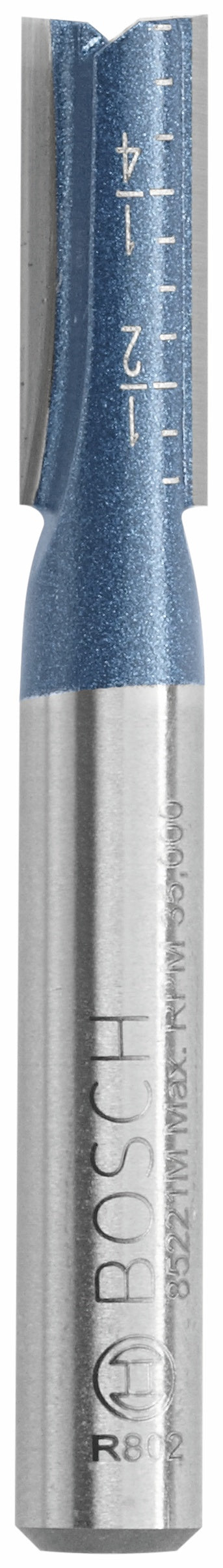 Bosch 85221MC 1/4 In. x 5/8 In. Carbide-Tipped Double-Flute Straight Router Bit
