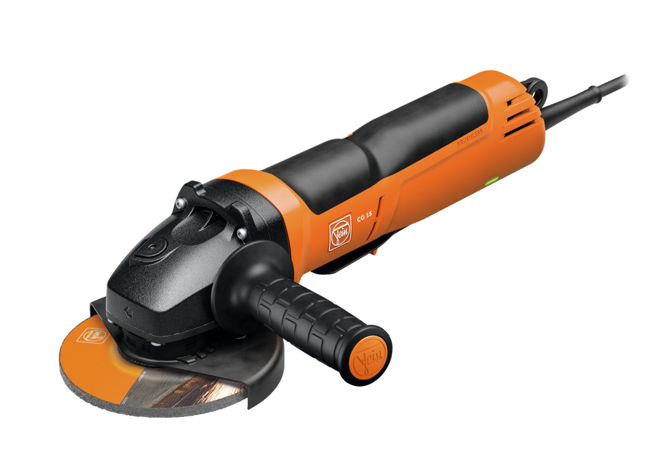 FEIN CG 15-150 BLP 6" Brushless Compact Angle Grinder, Paddle (Dead-Man) Switch