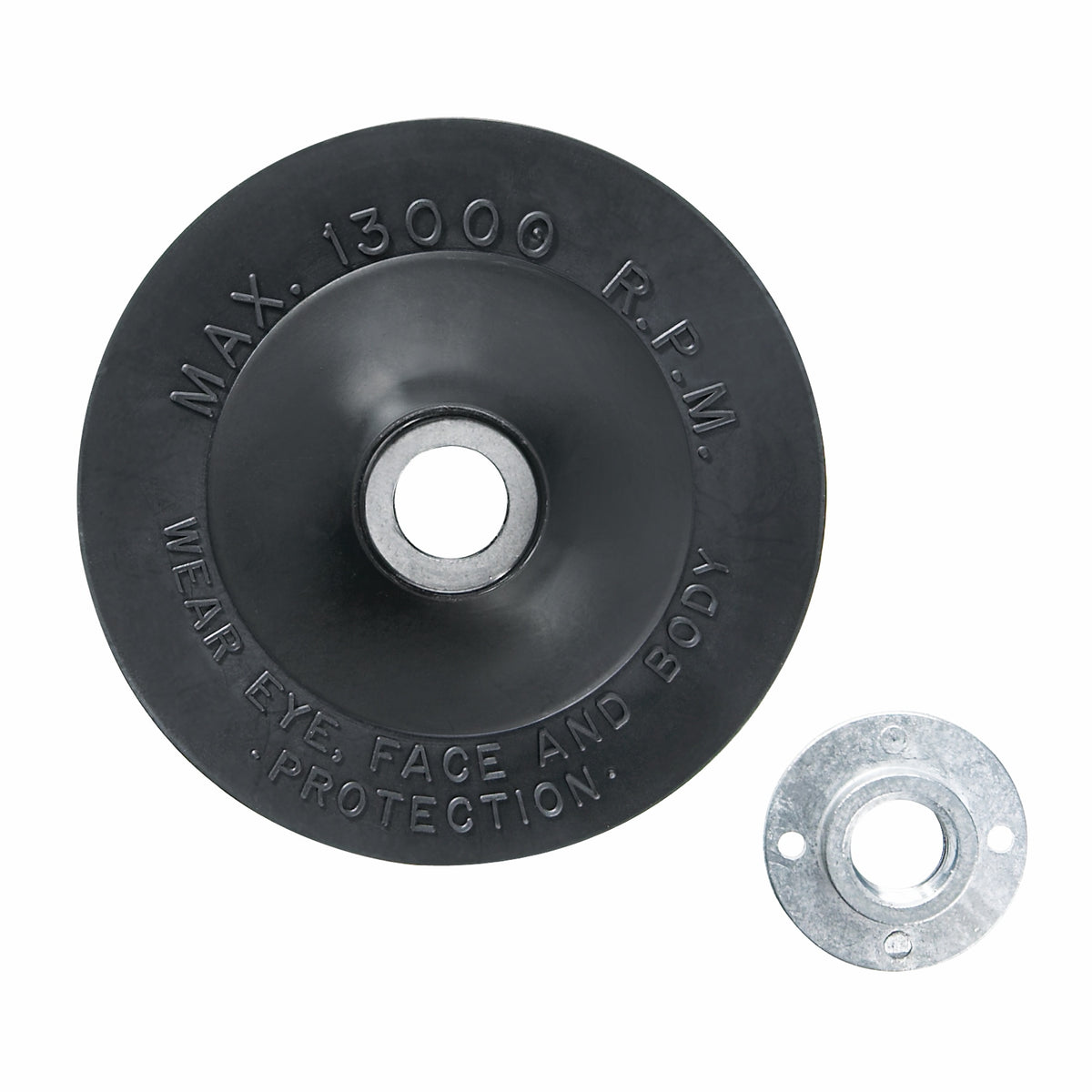 Bosch MG0450 4-1/2 In. Angle Grinder Accessory Rubber Backing Pad with Lock Nut