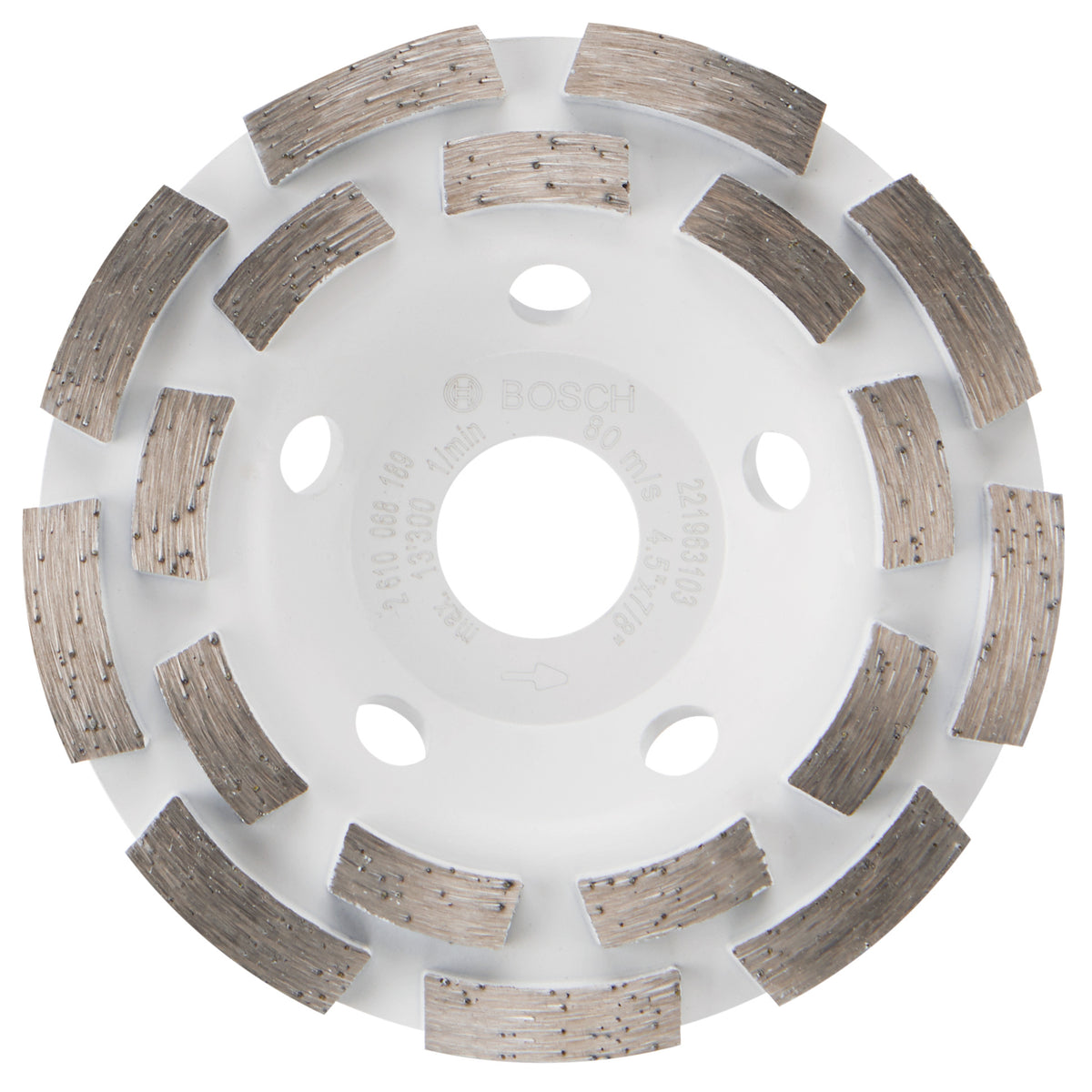 Bosch DCDR04501 4-1/2 In. Double Row Diamond Cup Wheel