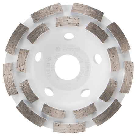 Bosch DCDR04501 4-1/2 In. Double Row Diamond Cup Wheel