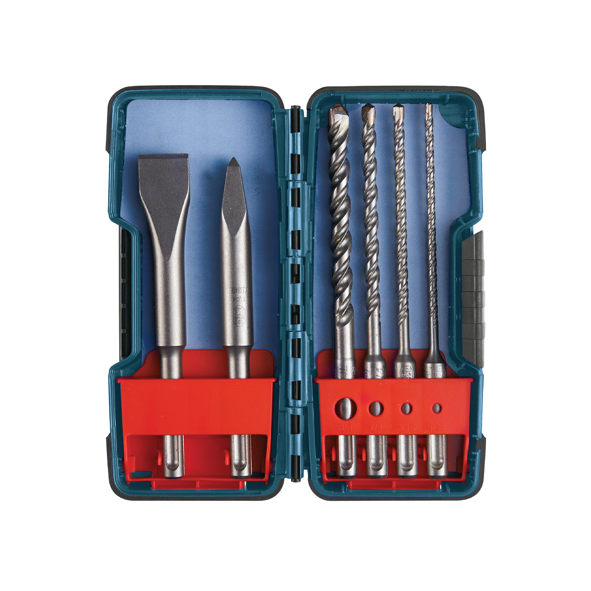 Bosch HCST006 6 pc. SDS-plus® Bulldog™ Rotary Hammer Bit Set