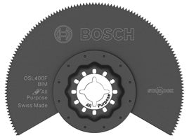 Bosch OSL400F 4 In. Starlock® Oscillating Multi Tool Bi-Metal Segmented Saw Blade
