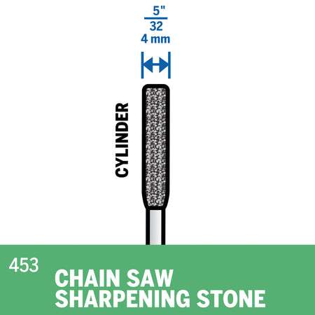 Dremel 453 5/32 In. (4.0 mm) Chainsaw Sharpening Grinding Stone