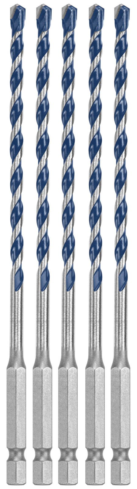 Bosch BXH045 5 pc. 3/16 In. x 6 In. Blue Xtreme™ Carbide Hammer Drill Bit
