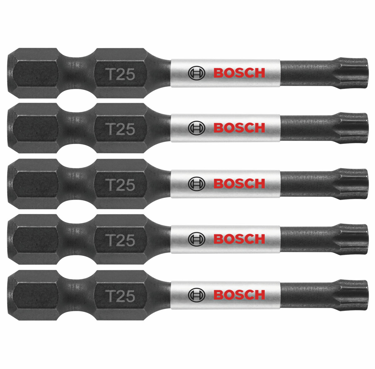 Bosch ITT25205 5 pc. Impact Tough™ 2 In. Torx® #25 Power Bits