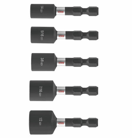Bosch ITDNSV105 5 pc. Driven 1-7/8 In. Impact Nutsetter Set