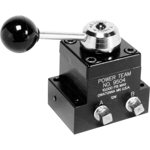 Power Team 9504 Valve, Pump Mounted 3-WAY/4-WAY
