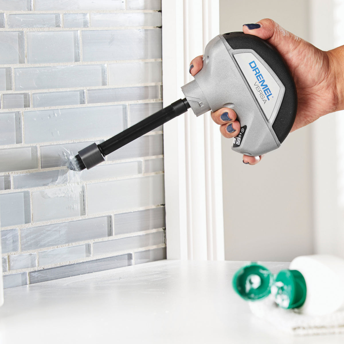 Dremel PC370-2 Detail Brushes = 1 Flat Brush + 1 Conical Brush + 1 Extension (4 Inch Long)