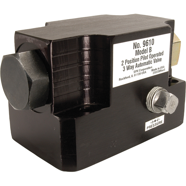 Power Team 9610 Valve, PM, PO Auto, 3W 2P
