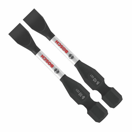 Bosch ITDSL810202 2 pc. Driven 2 In. Impact Slotted #8-10 Power Bits