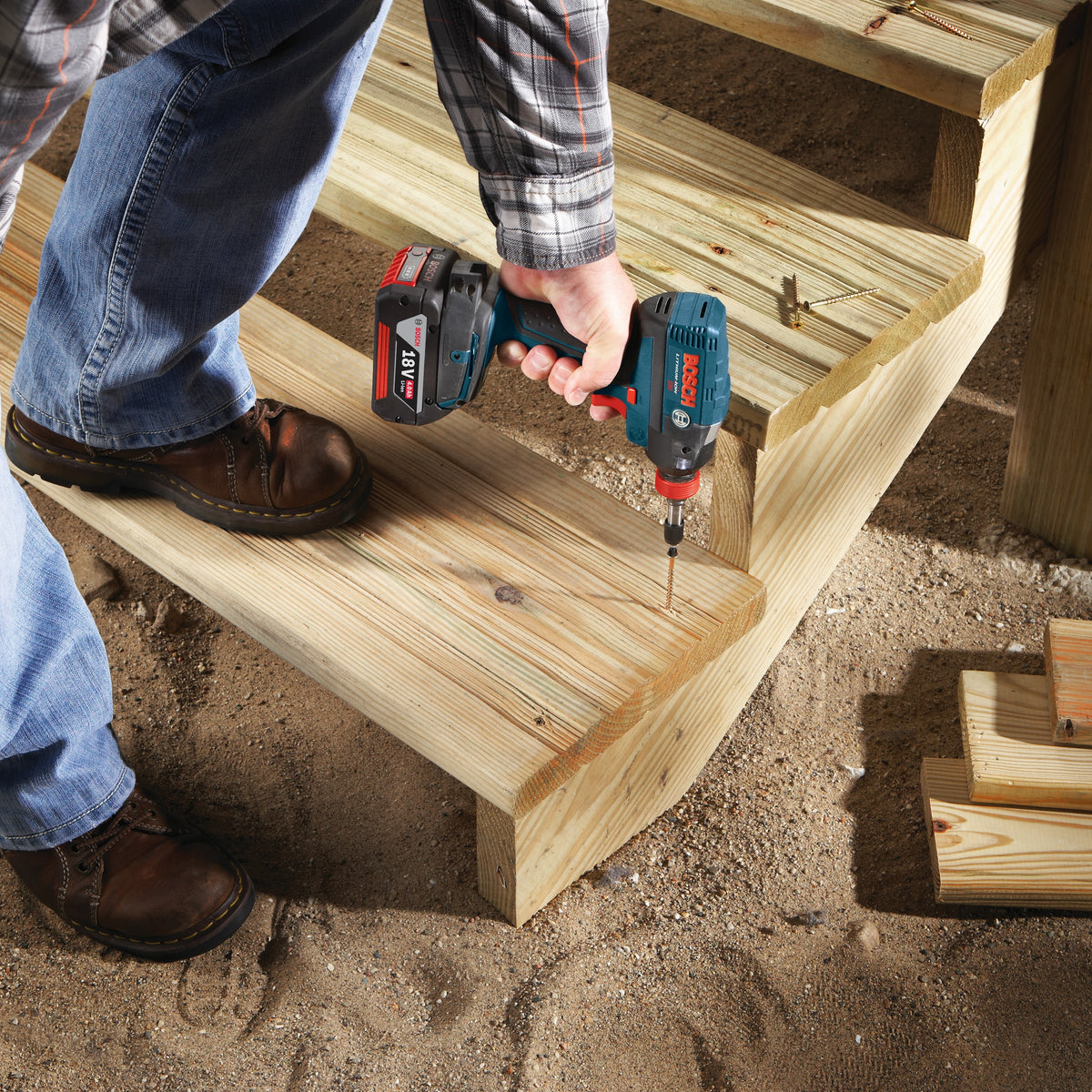 Bosch ITDESQ225B 10 pc. Impact Tough™ 2.5 In. Square #2 Double-Ended Bits (Bulk Pack)