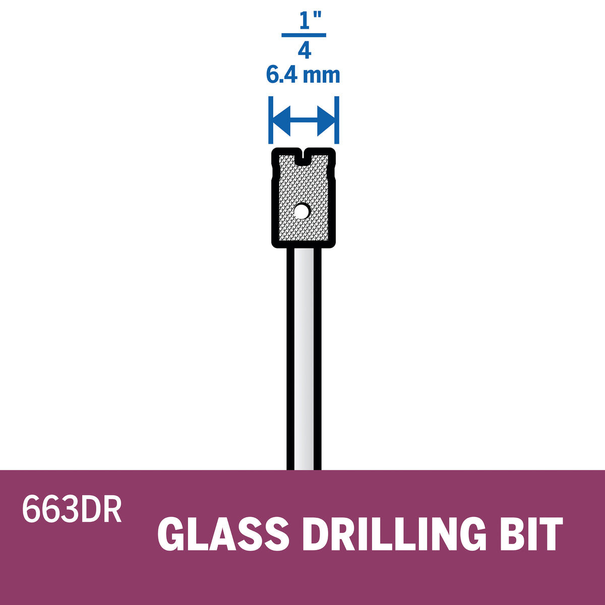 Dremel 663DR Glass Drilling Bit