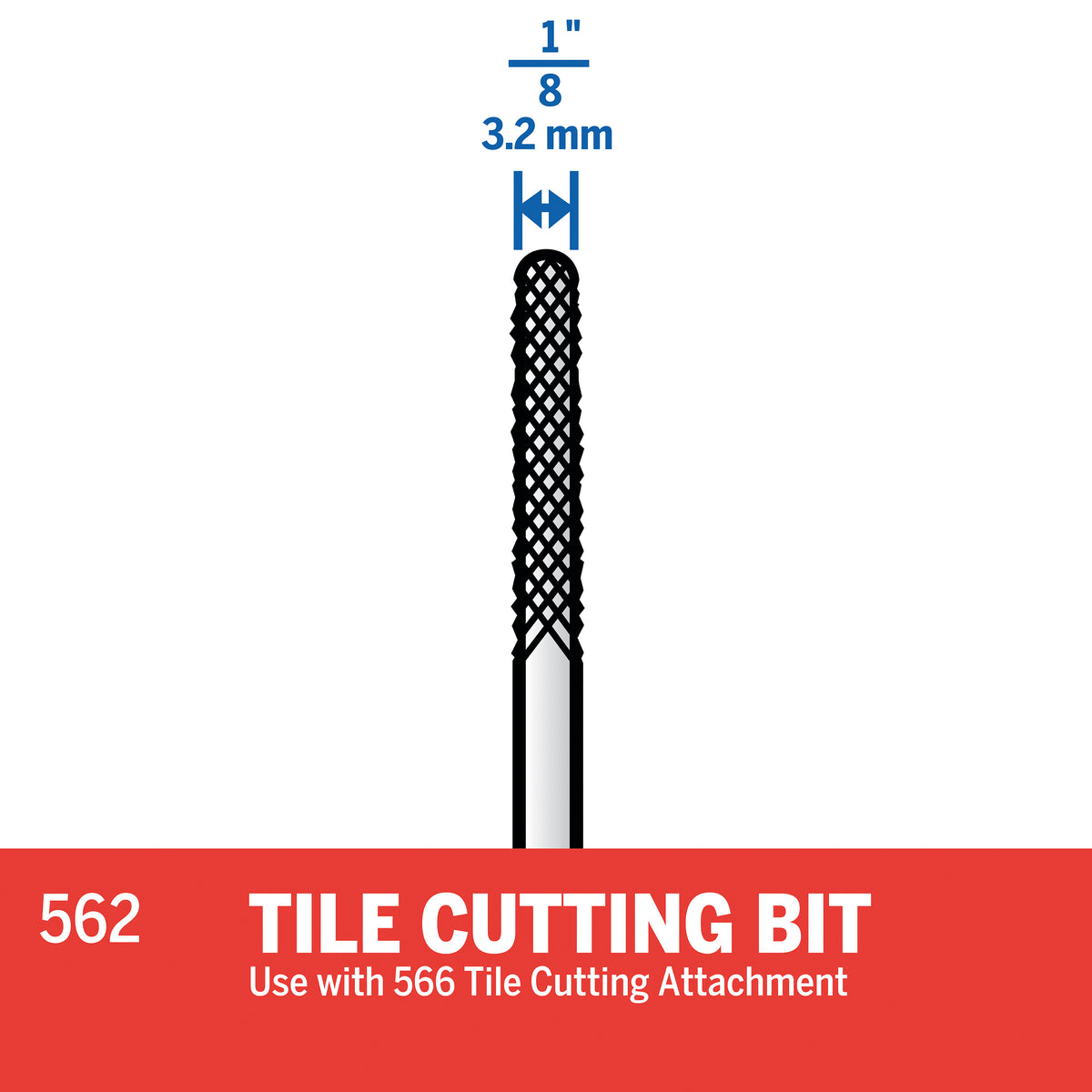Dremel 562 1/8 In. Tile Cutting Bit