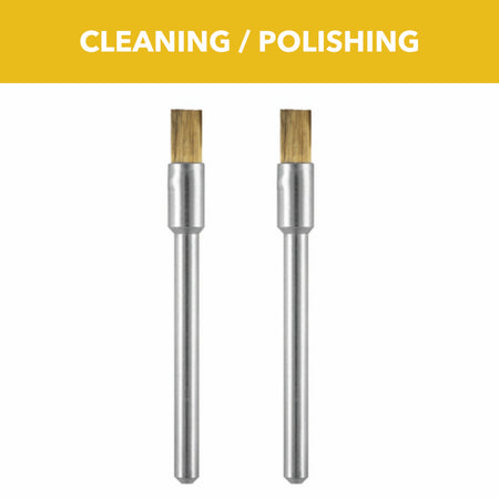 Dremel 537-02 1/8 In. Brass Brushes