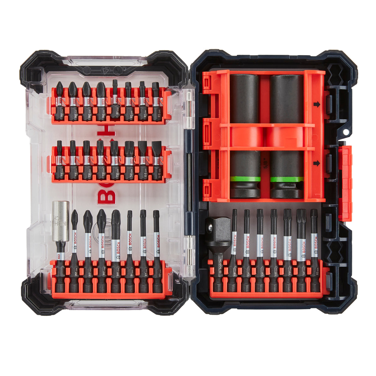 Bosch SDSKTD34 34pc Screwdriving Bit Set with Sockets