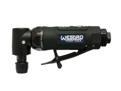 Wespro DG22AGS 1/4" Angle Die Grinder Insul Grip .3 HP 22,000 RPM Directional Rear Exhaust Safety Lever