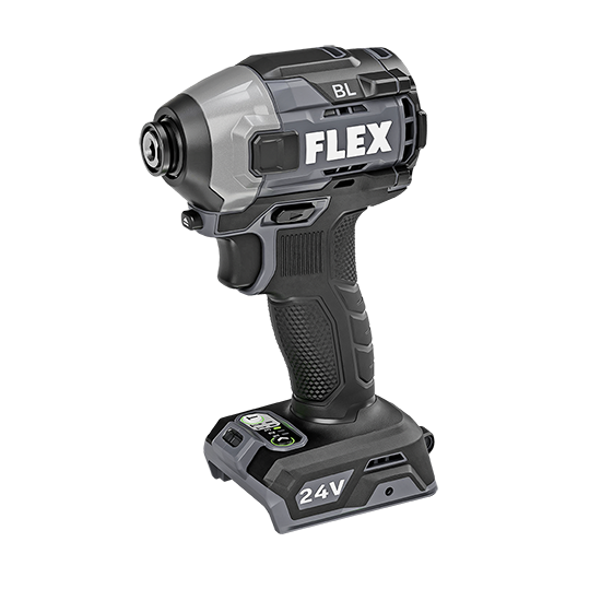 FLEX FX1371A-2B 24V 1/4" Quick Eject Hex Impact Driver with Multi-Mode - Kit