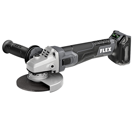 FLEX FX3181A-Z 24V 5" Variable Speed Angle Grinder With Side Switch- Bare Tool