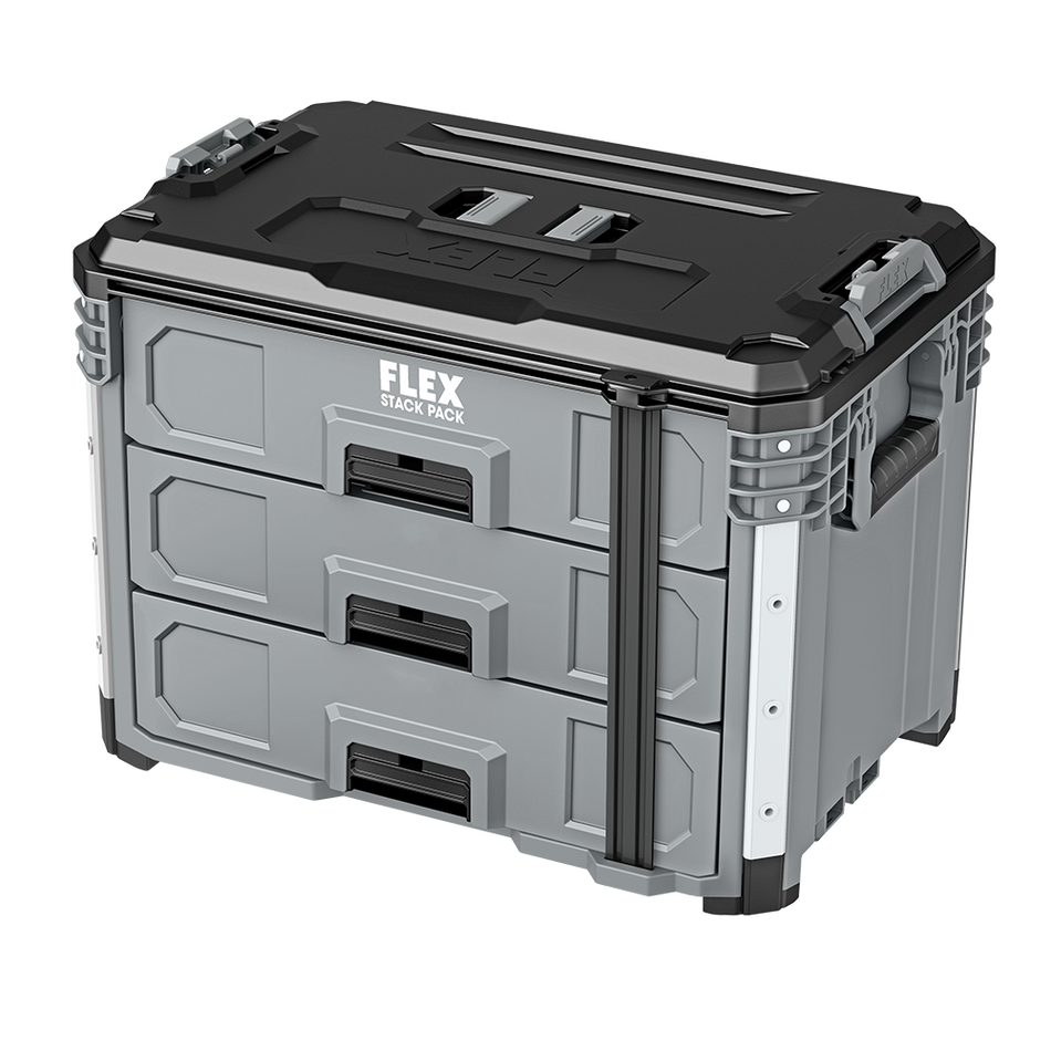 FLEX FS1105 Stack Pack - 3-drawer Tool Box