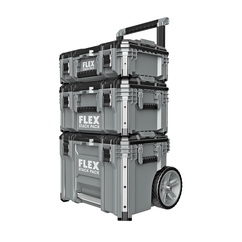 FLEX FSM1101-3 Stack Pack - 3 in 1 Tool Box Kit 3pc.