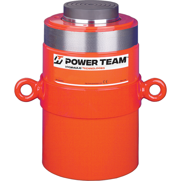 Power Team RD1006 Cylinder, Double Acting, Hydraulic Return, 100 TON, 6-5/8" Stroke