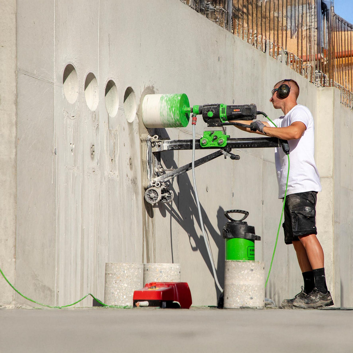 CS Unitec EBM 352/3 Diamond Core Drill Motor & Rigs