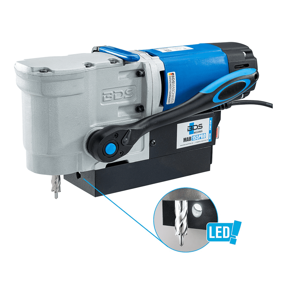 CS Unitec MAB 155PRO Compact Magnetic Drill – 1-1/2" Capacity