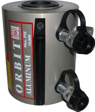 Orbit ORDH double acting hollow center aluminum cylinder