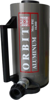 Orbit ORSH single acting hollow center aluminum cylinder