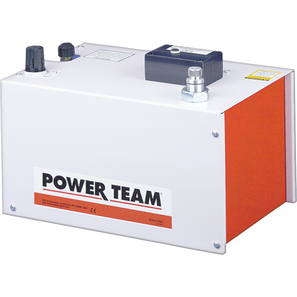Power Team PA60 Air Pump, 6 CU In/min, Cap 2 GAL, 2- SPD
