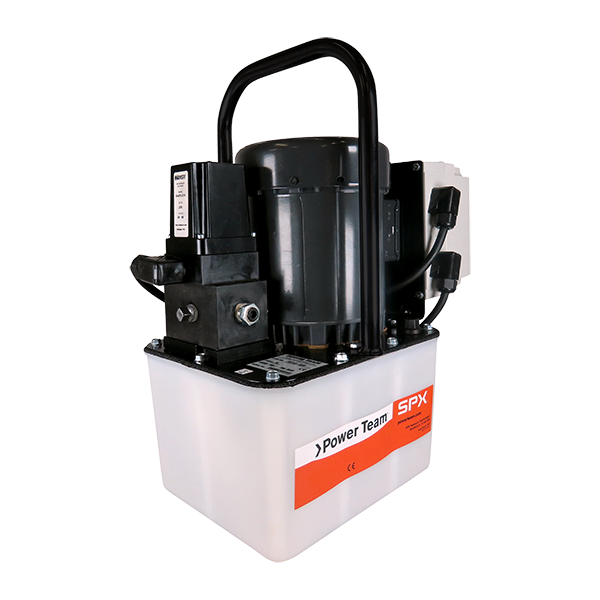 Power Team PE172S-E220 Pump Electric, 220VAC, 9579 Valve, 2 Gallon Reservoir, CE