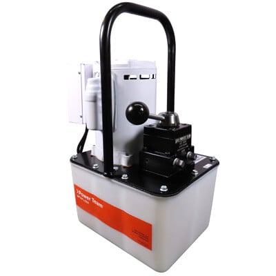 Power Team PE172A-E110 Pump Electric, 110VAC, 45554 Valve, 2 Gallon Reservoir, CE
