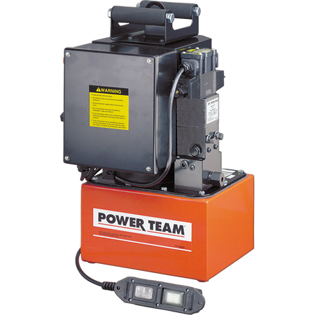Power Team PE214S-50-220 Pump, Electric 4 WAY, Solenoid, 220VAC 50HZ, 2 Gallon