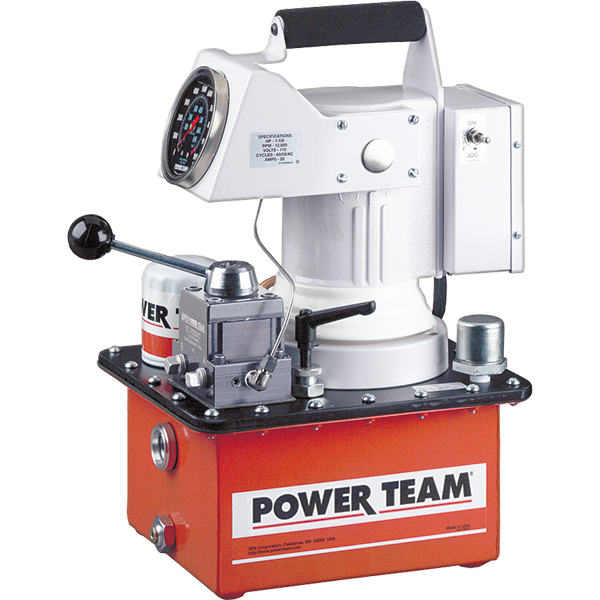 Power Team PE604PT-220 Pump, Electric 4 WAY 3 Position, 220VAC 60/50HZ