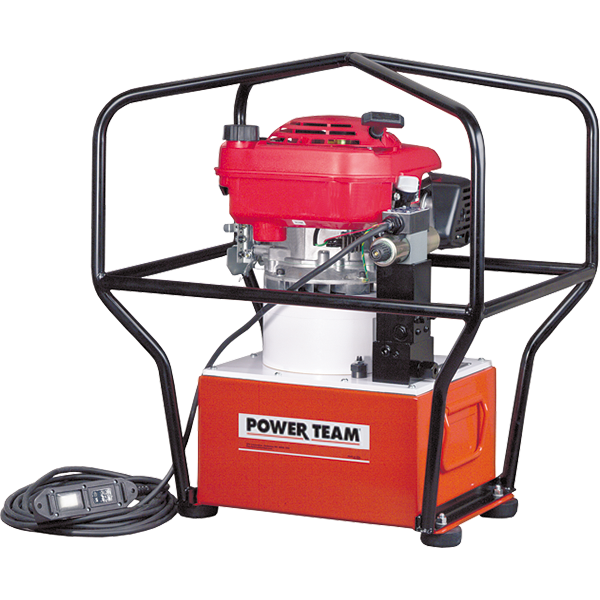 Power Team PG1204 Pump, Gas 130-400 CU In/min, Cap 5.7 GAL