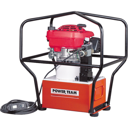 Power Team PG1204S Pump, Gas 130-400 CU In/min, Cap 5.7 GAL
