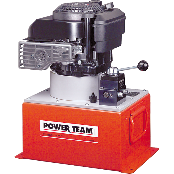 Power Team PG554 Pump, Gas 30-55 CU In/min Cap 5.7 GAL, D