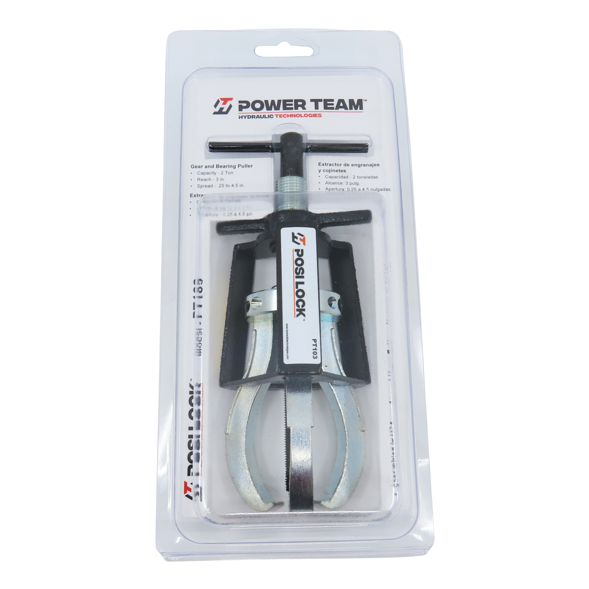 Power Team PT103C Puller, Manual 3JAW-2TON W/clamshell