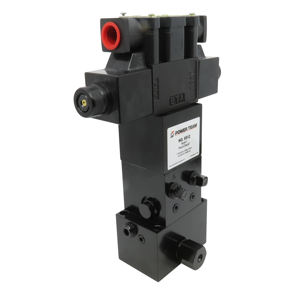 Power Team 9512 Valve, PM, Solenoid, 4W 3P, Tndm CTR