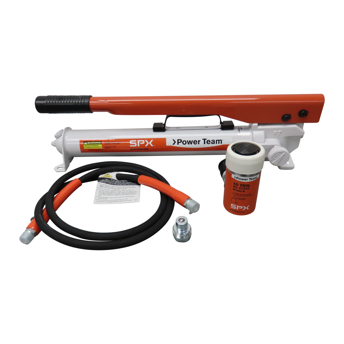 Power Team RPS102 Cylinder & Pump Set, 10 TON, 2-1/8" Stroke