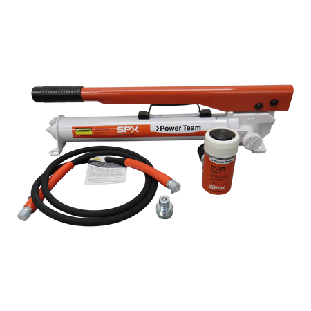 Power Team RPS102 Cylinder & Pump Set, 10 TON, 2-1/8" Stroke